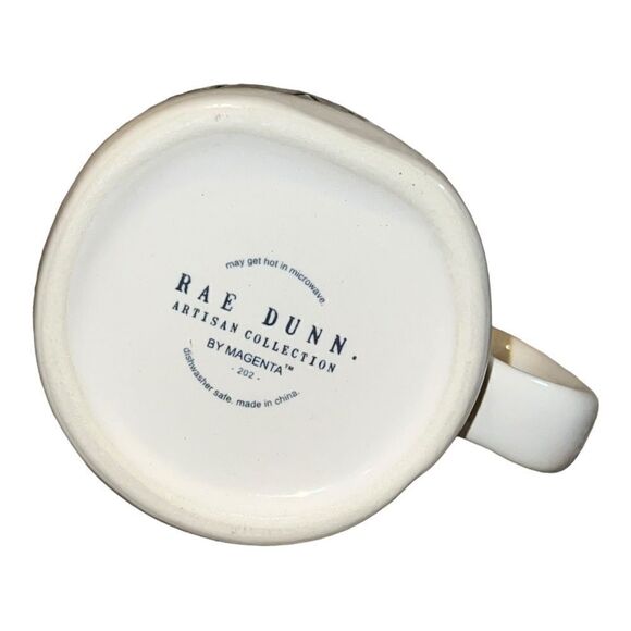 Rae Dunn Artisian Collection Magenta BOSS LADY Ceramic Coffee Mug Large Letters - Picture 5 of 6